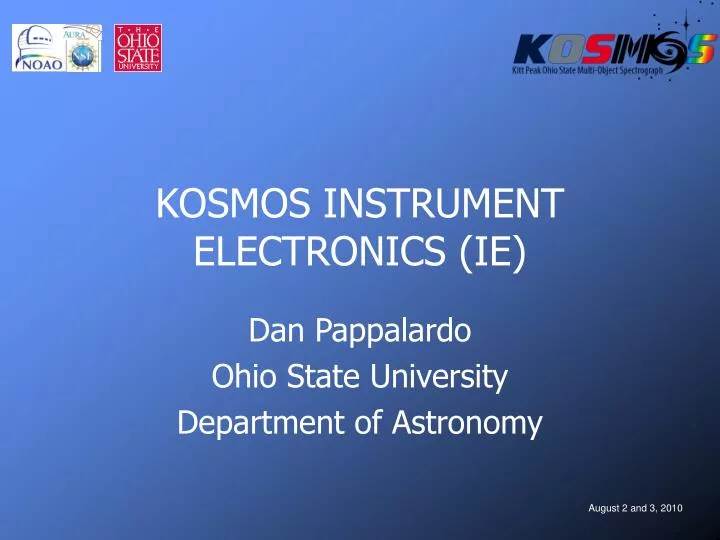 kosmos instrument electronics ie