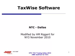 TaxWise Software
