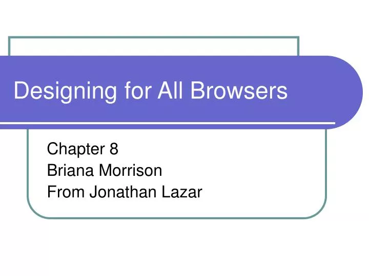 designing for all browsers
