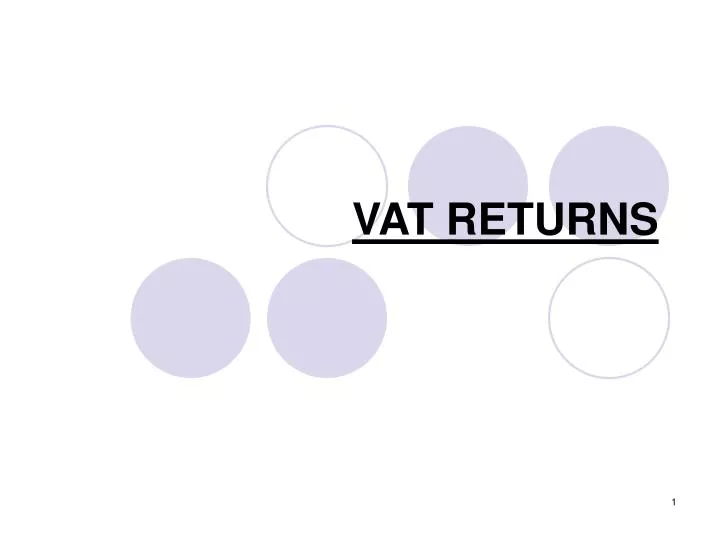 vat returns