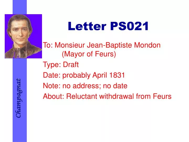 letter ps021