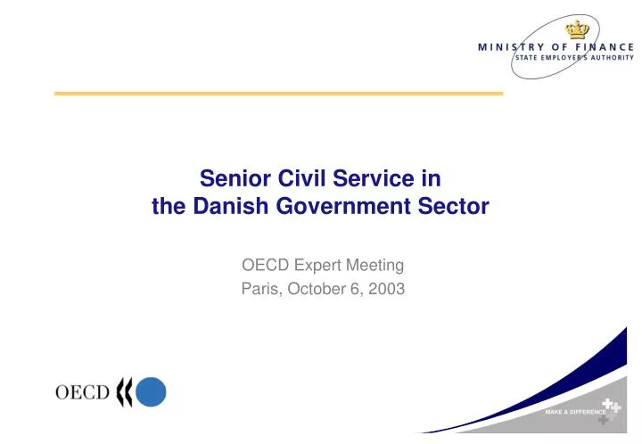 senior civil service in the danish government sector