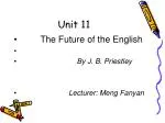 Unit 11 - slide 1