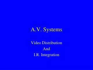 A.V. Systems