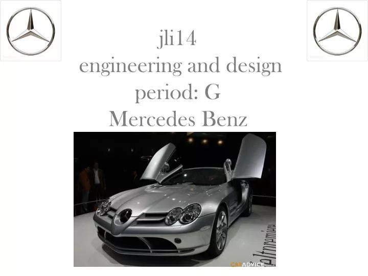 jli14 engineering and design period g mercedes benz