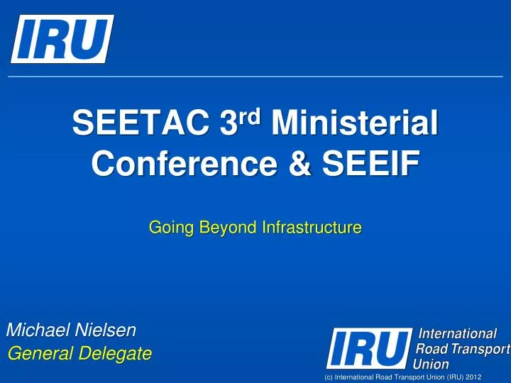 seetac 3 rd ministerial conference seeif
