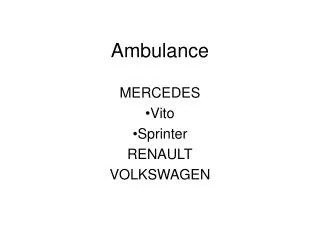 Ambulance