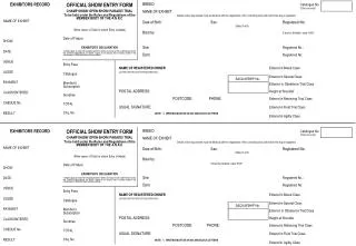 NAME OF REGISTERED OWNER Entered in Breed Class