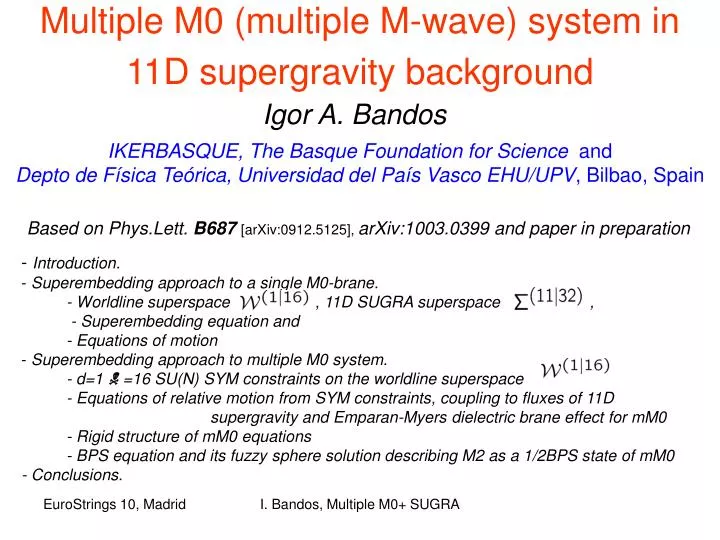 multiple m0 multiple m wave system in 11d supergravity background