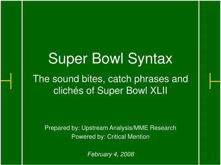 super bowl syntax