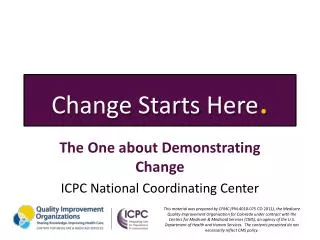 change starts here