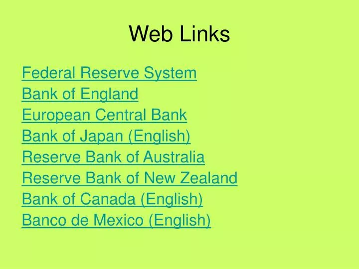 web links