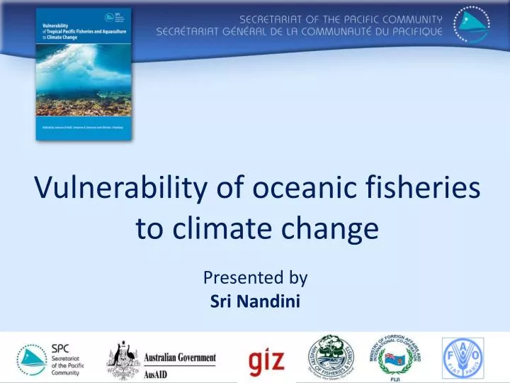 vulnerability of oceanic fisheries to climate change