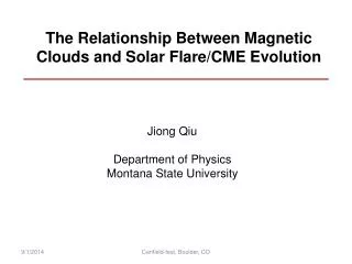 The Relationship Between Magnetic Clouds and Solar Flare/CME Evolution