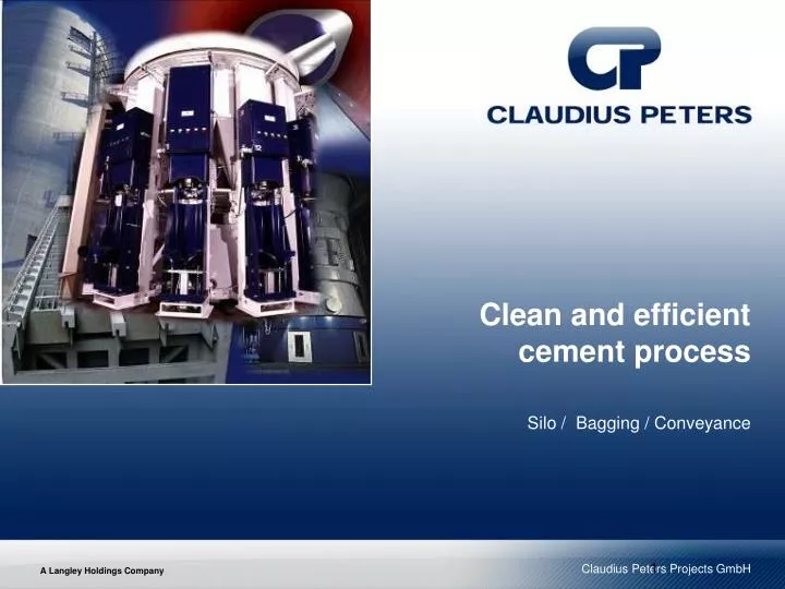 clean and efficient cement process