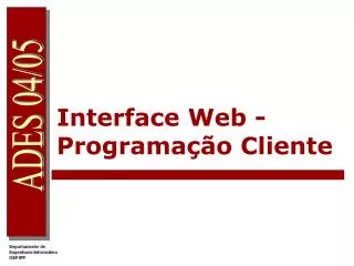 interface web programa o cliente