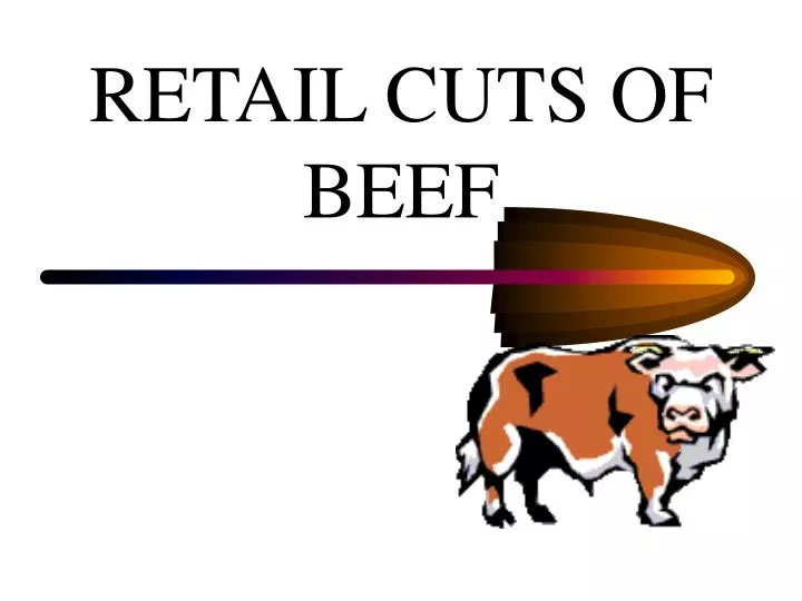 retail cuts of beef