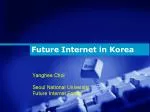 Future Internet in Korea