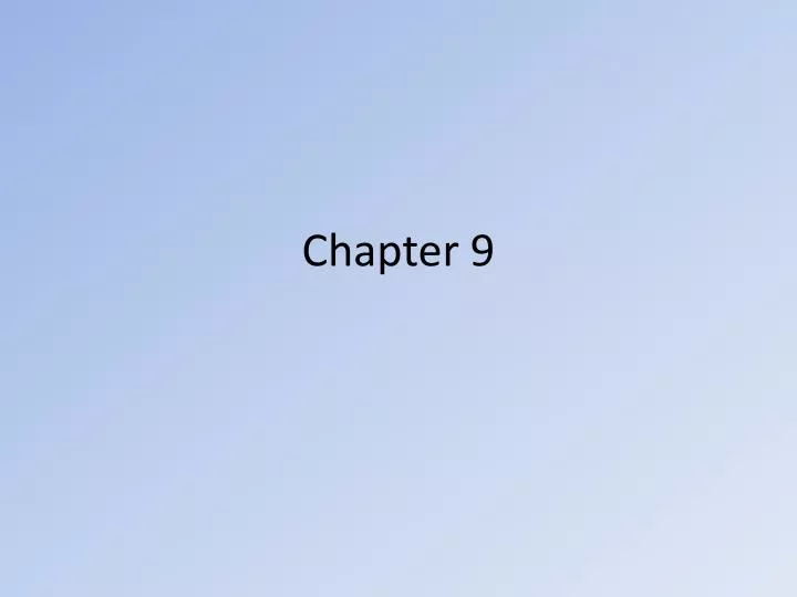 chapter 9