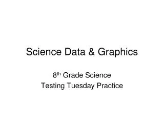 Science Data &amp; Graphics