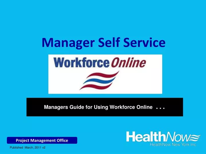 manager self service