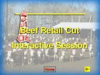 Beef Retail Cut Interactive Session