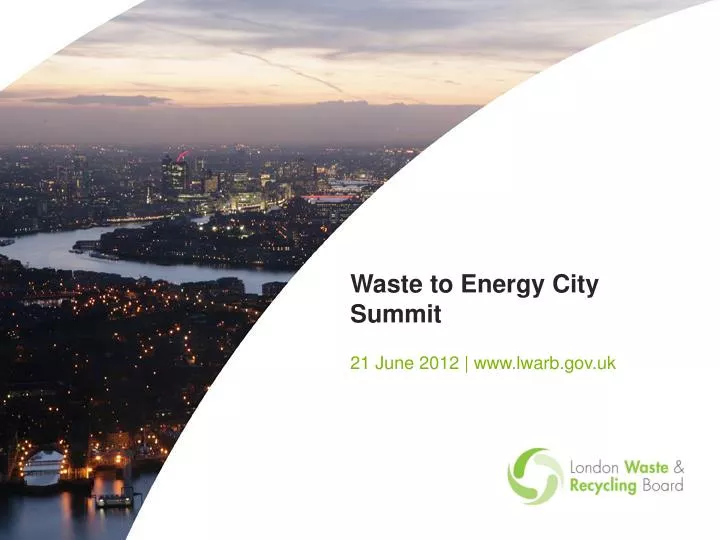 waste to energy city summit