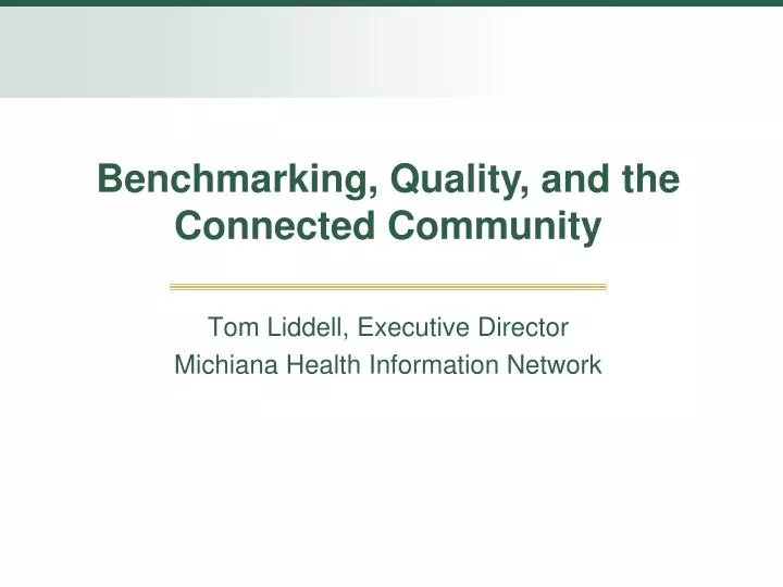tom liddell executive director michiana health information network