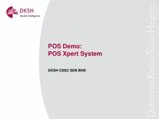 POS Demo: POS Xpert System
