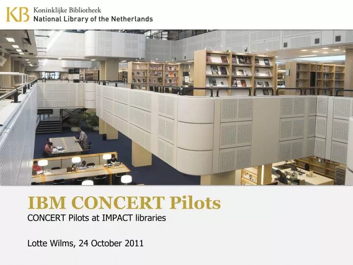 ibm concert pilots
