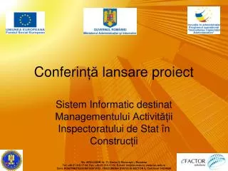 conferin lansare proiect