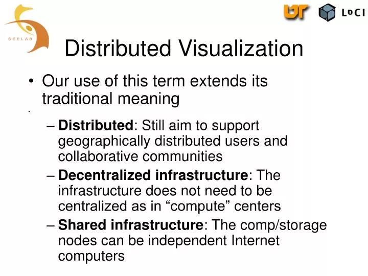 distributed visualization