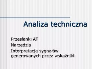 analiza techniczna