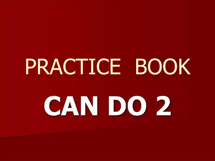 practice book