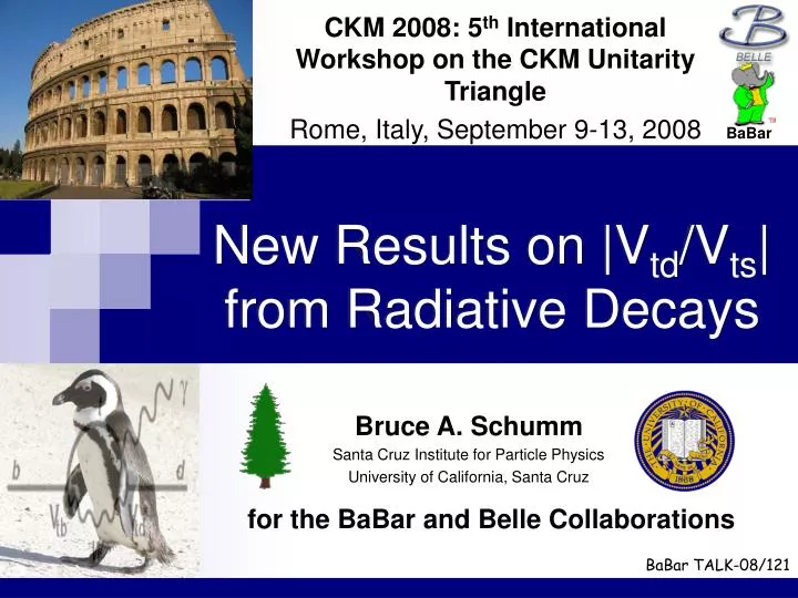 new results on v td v ts from radiative decays