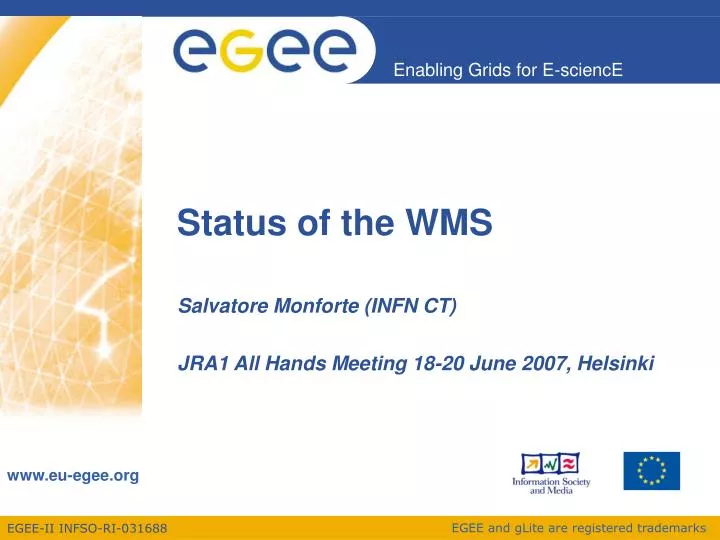 status of the wms
