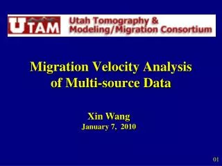 Migration Velocity Analysis of Multi-source Data