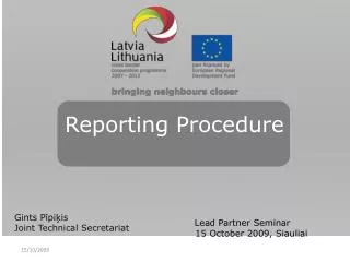 Reporting Procedure