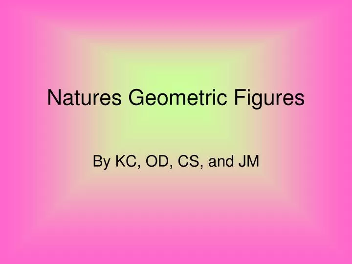 natures geometric figures