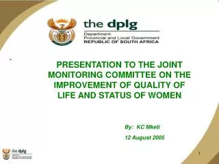 Background Internal Focus Municipal Infrastructure Grant Monitoring