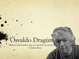 osvaldo drag n