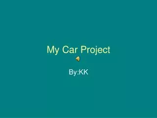 My Car Project