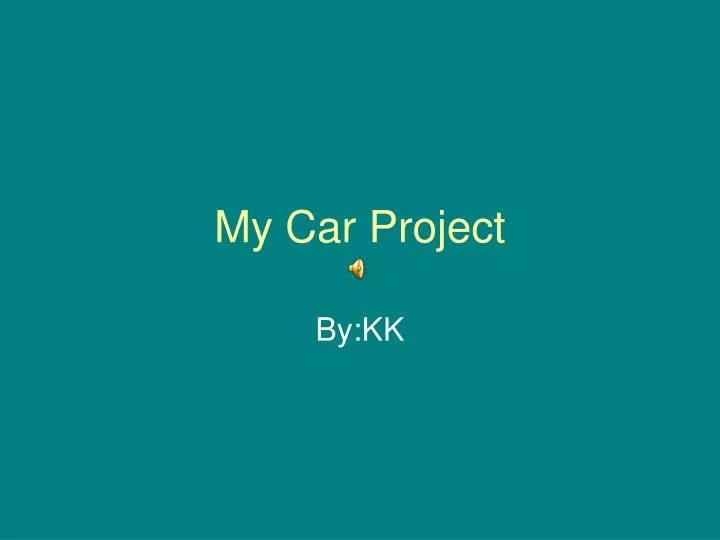 my car project