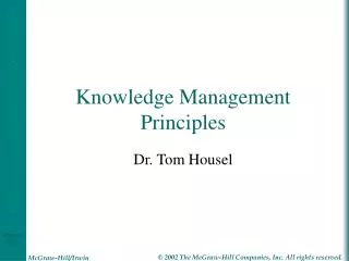 Knowledge Management Principles