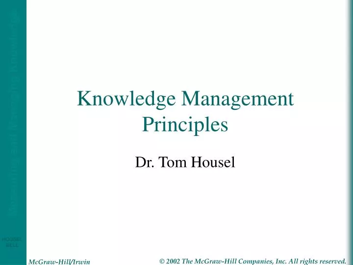 knowledge management principles