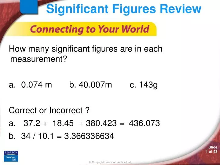 significant figures review