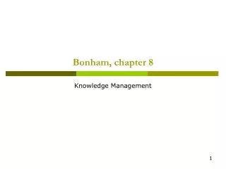 Bonham, chapter 8