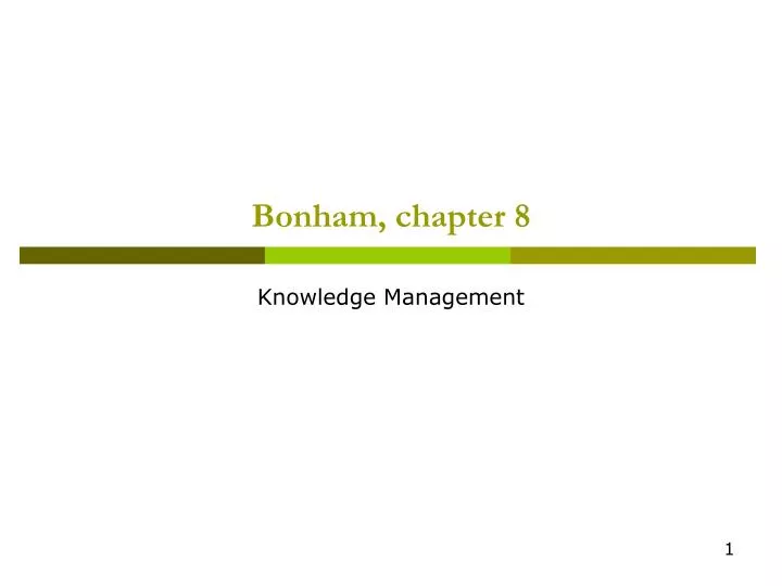 bonham chapter 8