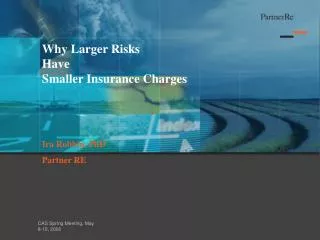 Why Larger Risks Have Smaller Insurance Charges