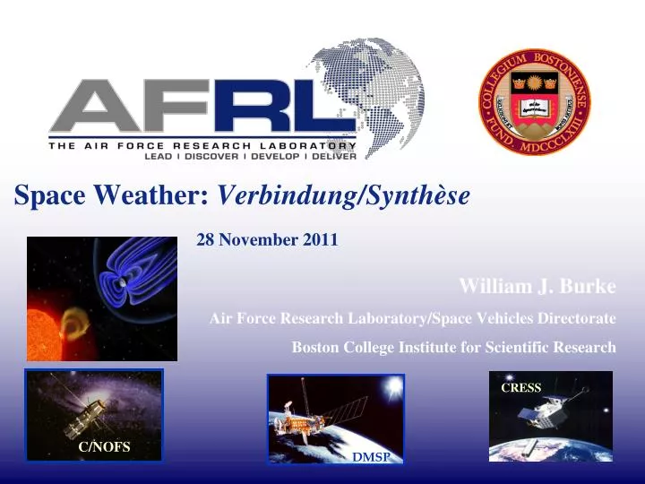 space weather verbindung synth se 28 november 2011